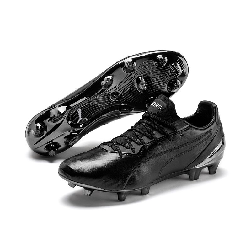 FG/AG Football Boots Black / White 