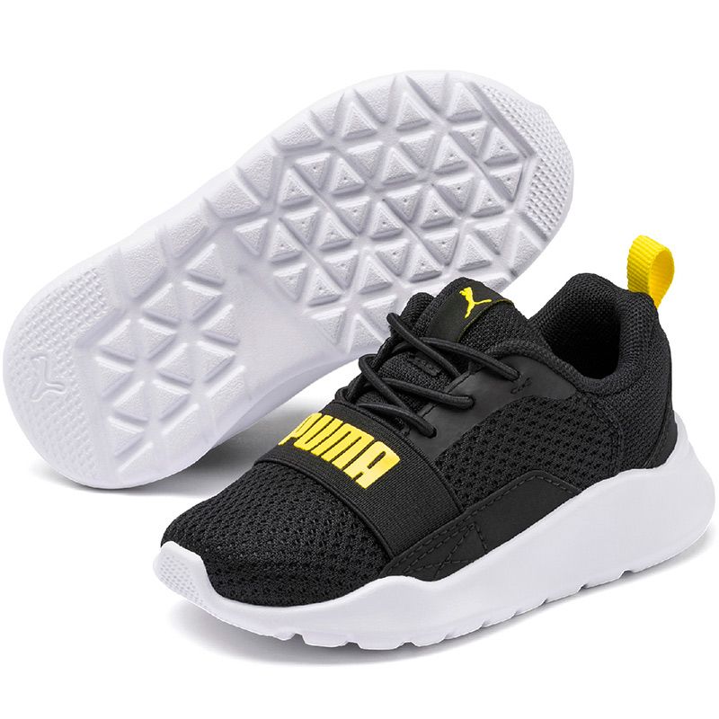 Kids' Puma Wired Infant Trainers Black 