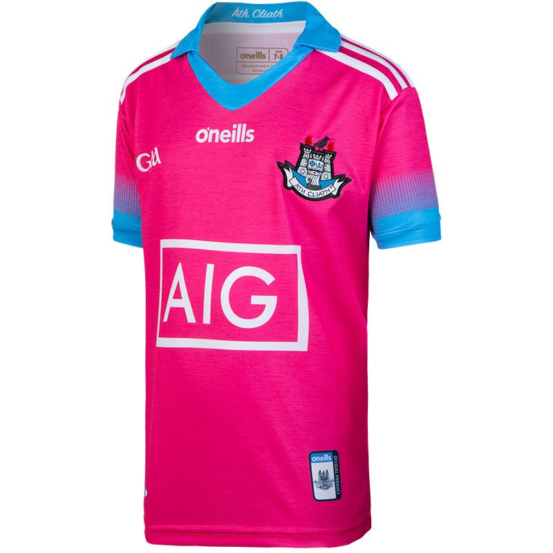 Dublin GAA Kids' Pink Jersey | oneills.com