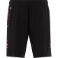 Black Derry GAA Macauley Shorts with two zip pockets by O’Neills. 