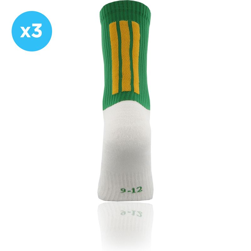 Koolite Max Grip Socks 3 Pack Green / Amber