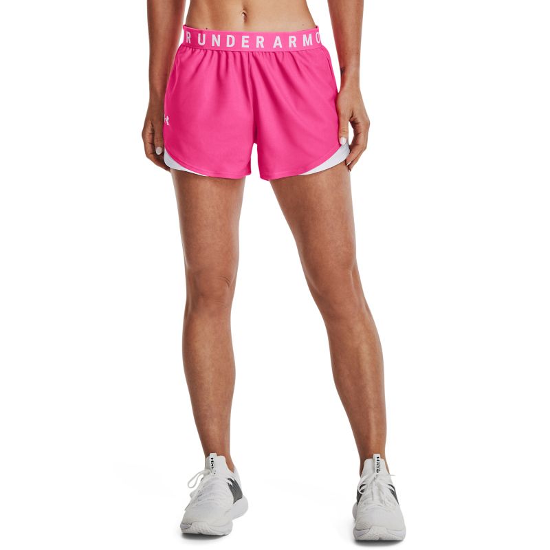 Under Armour Women's UA Play Up Shorts 3.0 Electro Pink / White ...